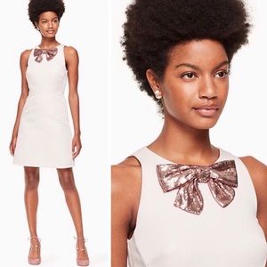 Kate Spade Sequin Bow Sleeveless Dress 8